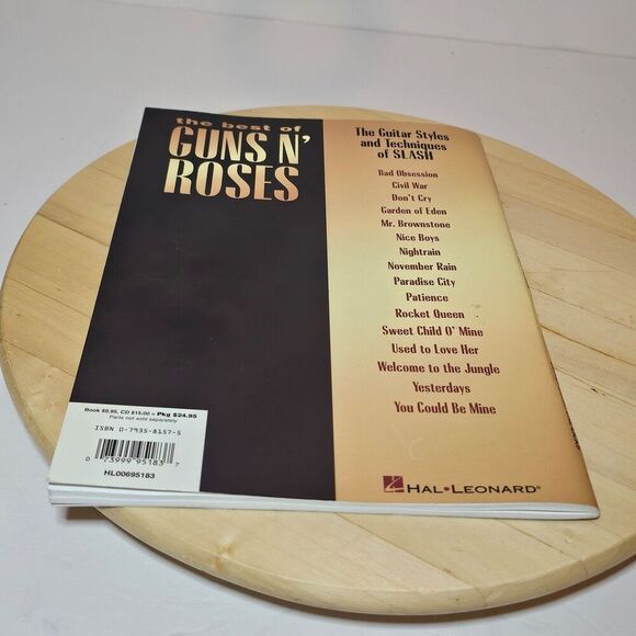 The Best of Guns N' Roses Sheet Music Signature Licks Spiral Guitar Book With CD - Picture 5 of 10